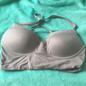 VS Body Collection Gray Bra